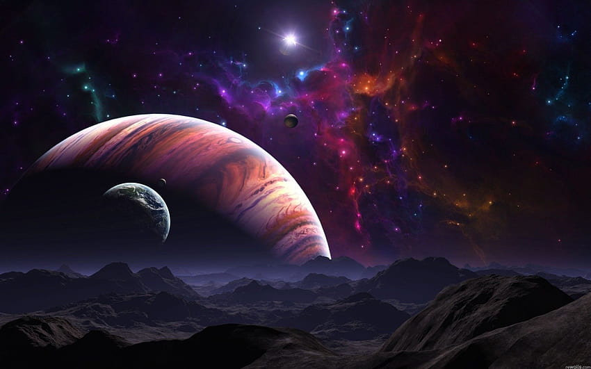 Red Planet And Blue Planet 2560x1600 : 13 HD wallpaper