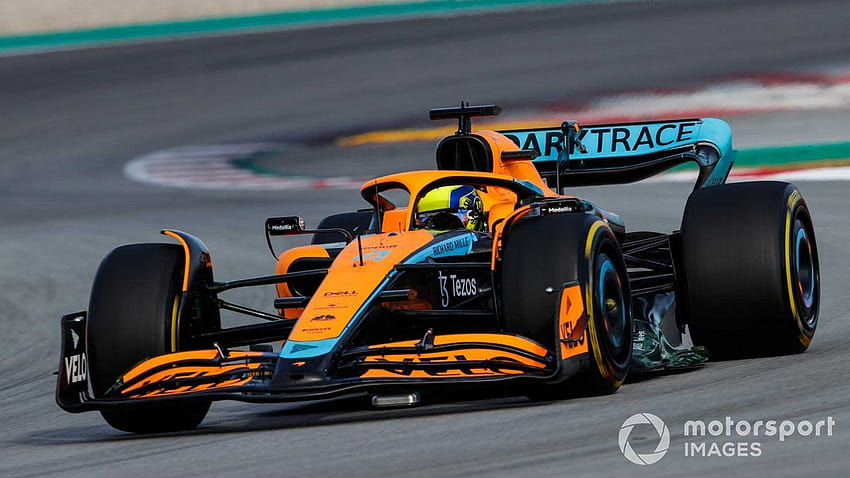 2022 F1 Barcelona test: Norris puts McLaren on top on first day, lando norris 2022 HD wallpaper