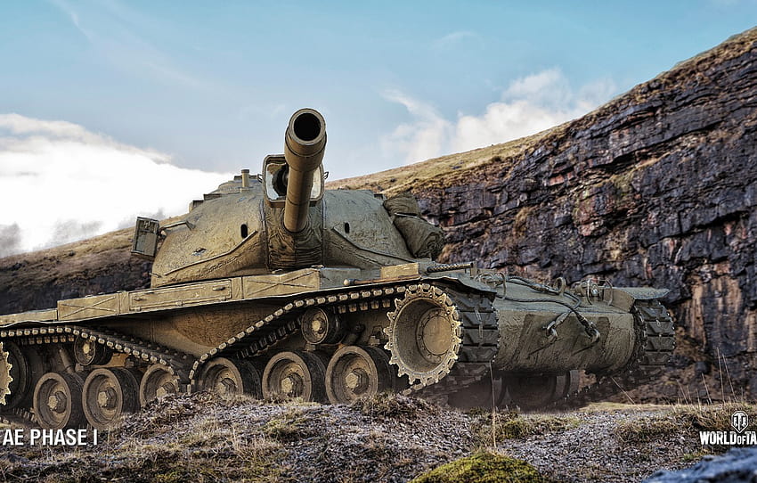 tank, World of Tanks, AE Phase I , section игры HD wallpaper