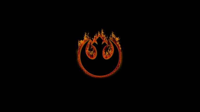 Rebel alliance logo HD wallpaper
