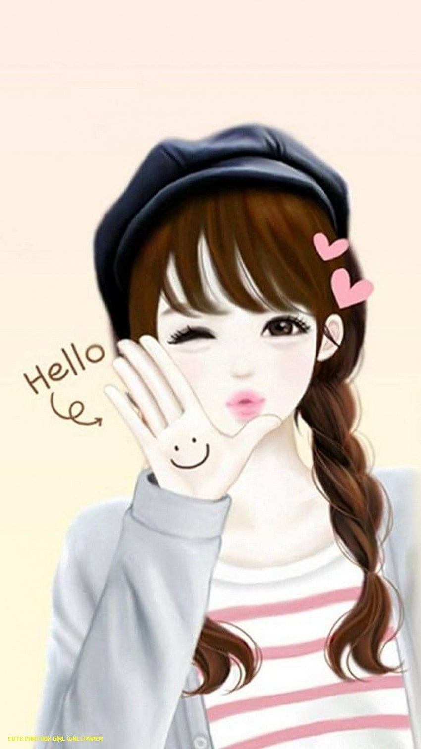 Girly mobile, cute korean girl anime HD phone wallpaper