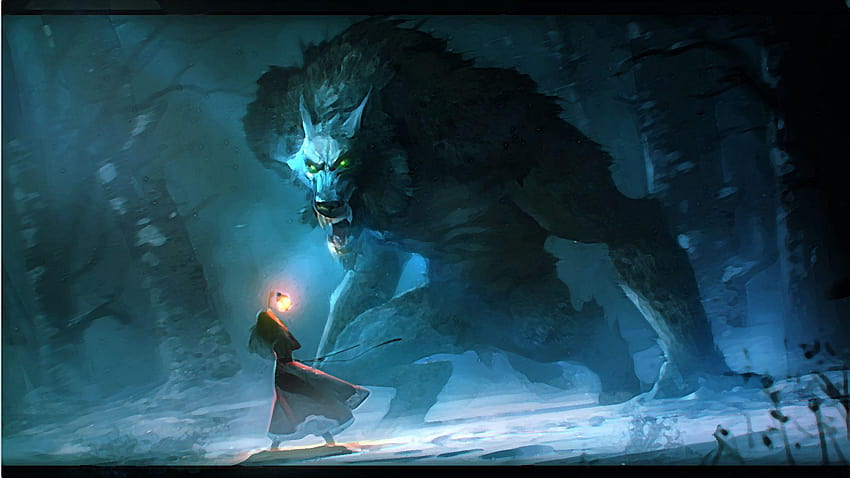 Interpretation of a dream in which you saw «Werewolf», halloween wolf HD wallpaper