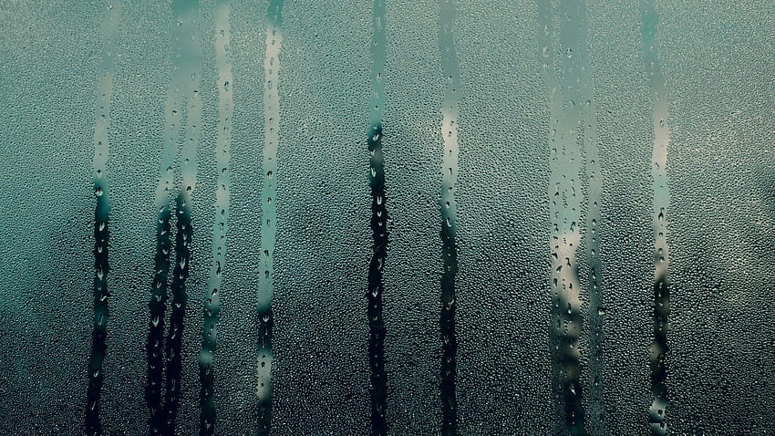 Glass water drops, ocean water droplets HD wallpaper
