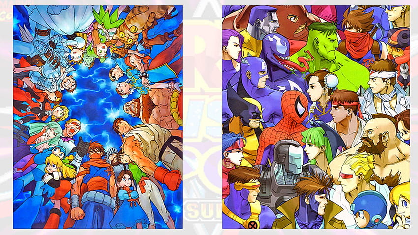 Download Marvel Vs Capcom Characters Showdown Wallpaper  Wallpaperscom