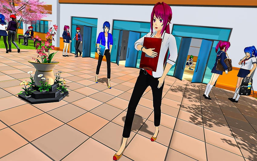 Anime School Girl High School Teacher Simulator 3D for Android HD wallpaper