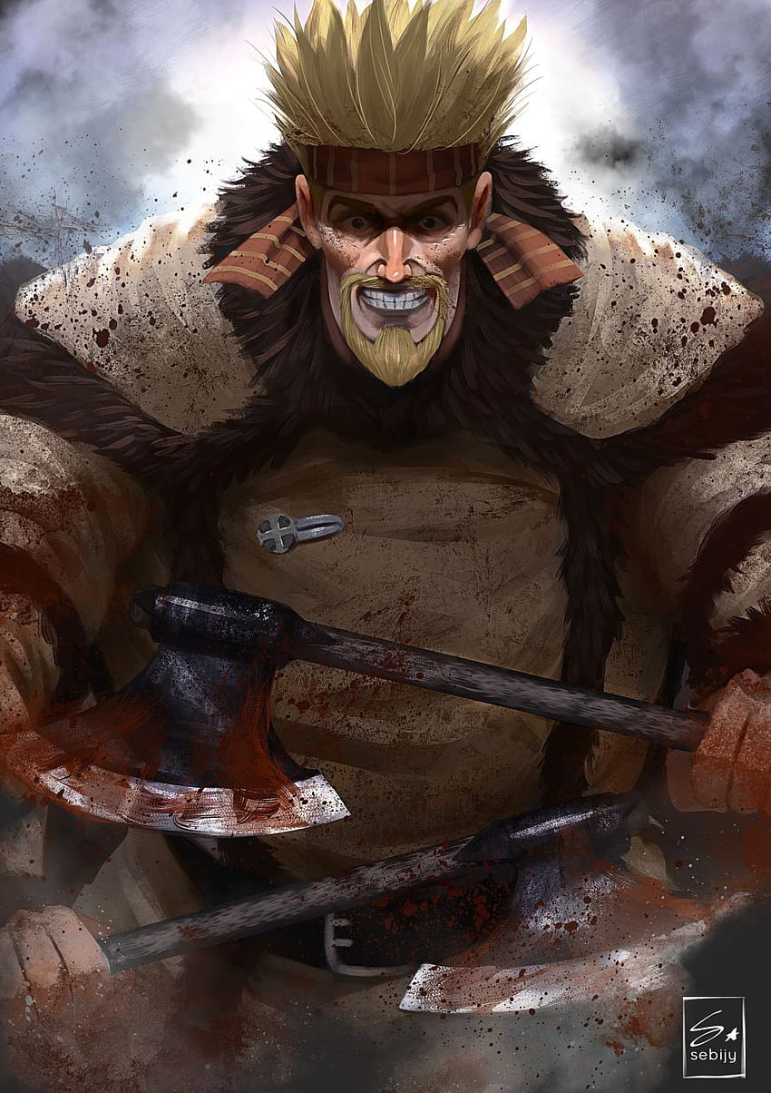 Thorkell from Vinland Saga by Sebijy in 2020 HD phone wallpaper