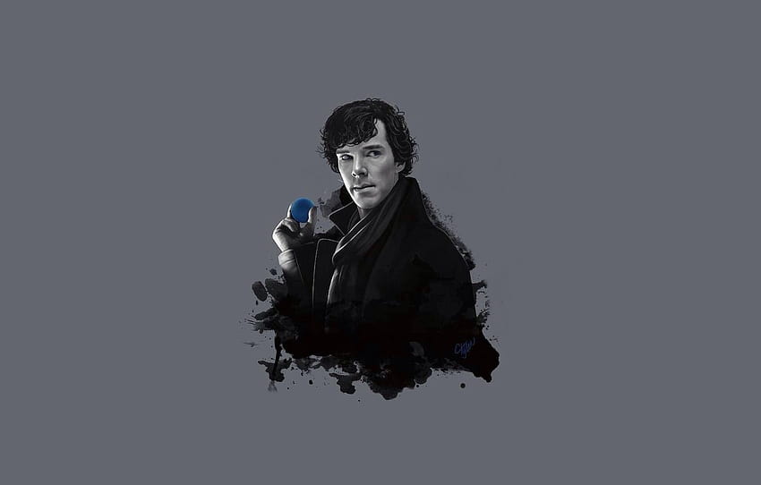 Sherlock Holmes, Benedict Cumberbatch, Sherlock, Sherlock BBC, Sherlock Holmes, Sherlock, benedetto cumberbatch sherlock Sfondo HD