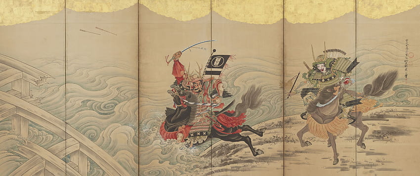 Japanese Samurai Art Ultrawide HD wallpaper