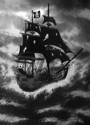 Black Pearl Pirates Of The Caribbean Wallpaper for iPhone 12 Pro