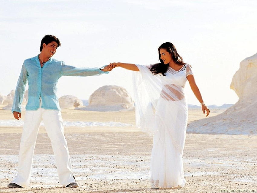 Shahrukh Khan with Kajol, shahrukh khan and kajol HD wallpaper