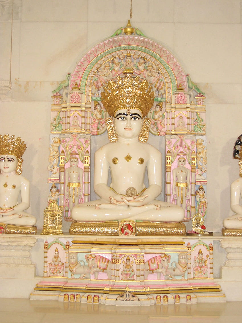 Mahavir Jayanti: Lord Mahavira, Jain-Gott HD-Handy-Hintergrundbild