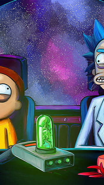 Mobile wallpaper: Sunset, Purple, Tv Show, Rick Sanchez, Morty Smith, Rick  And Morty, 1300047 download the picture for free.