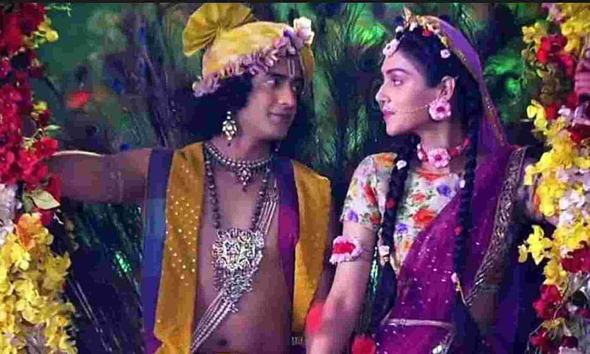 Héroe mitológico de la Nueva Era: Sumedh actúa como Krishna a una edad temprana fondo de pantalla
