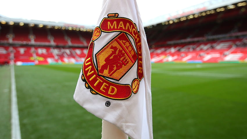 Eckfahne von Manchester United, Flagge von Manchester United HD-Hintergrundbild
