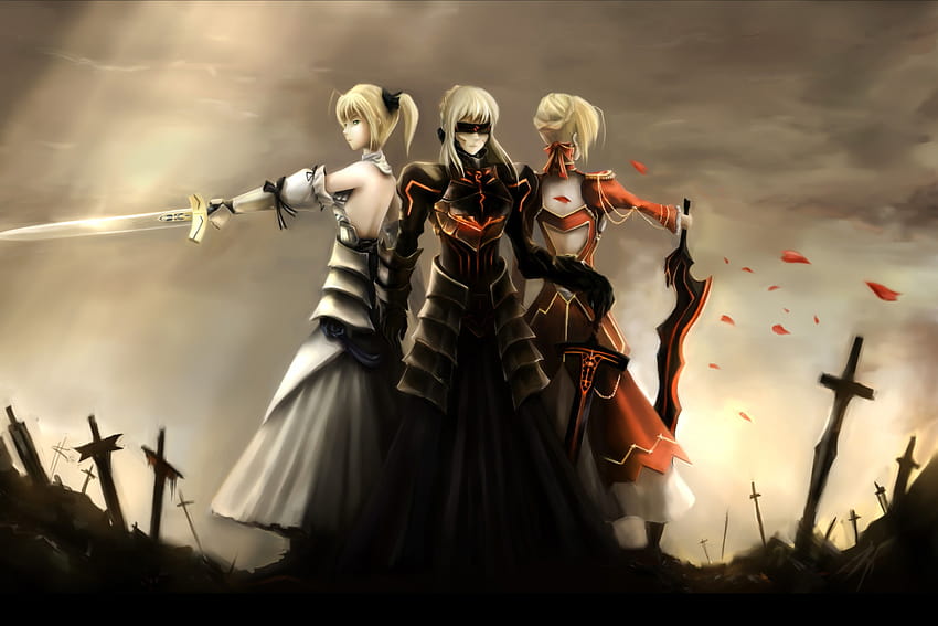 Anime, Anime Girls, Fate Series, Sabre Alter, Sabre Lily, Sabre, Fate Stay Night, Sabre Extra / und Mobile Backgrounds, Sabre Fatestay Night HD-Hintergrundbild