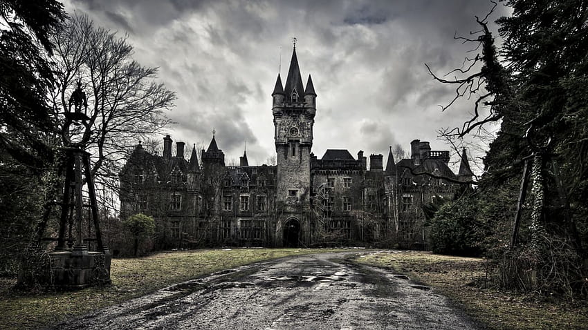 Victorian abandoned palace old buildings HD wallpaper