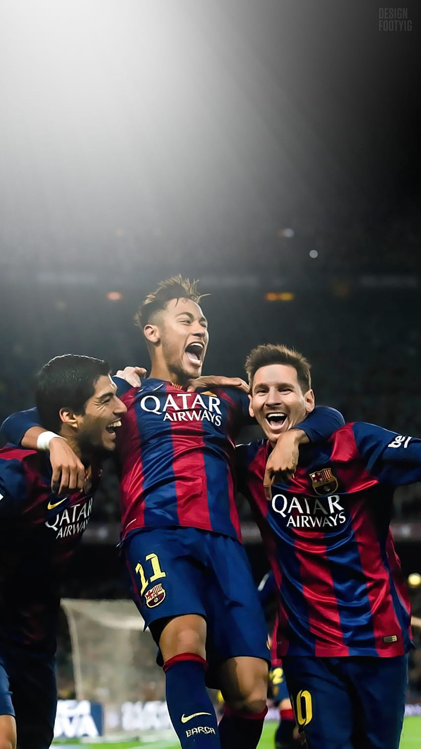 Messi Suarez Neymar, messi and suarez HD phone wallpaper
