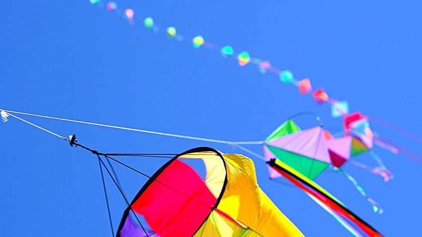 Awesome, fly a kite HD wallpaper