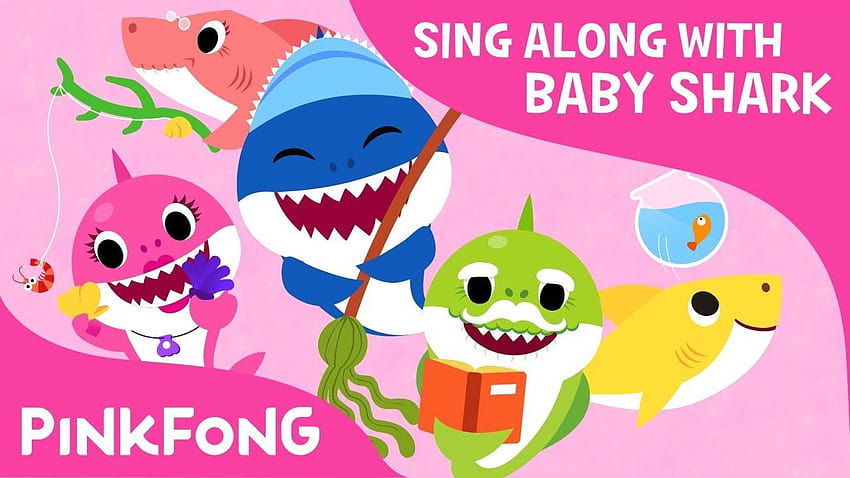 The Shark Family Canta junto con el bebé tiburón Pinkfong fondo de pantalla  | Pxfuel