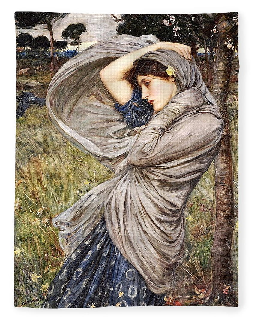 Boreas Fleece Blanket for Sale by John William Waterhouse, greek boreas HD phone wallpaper