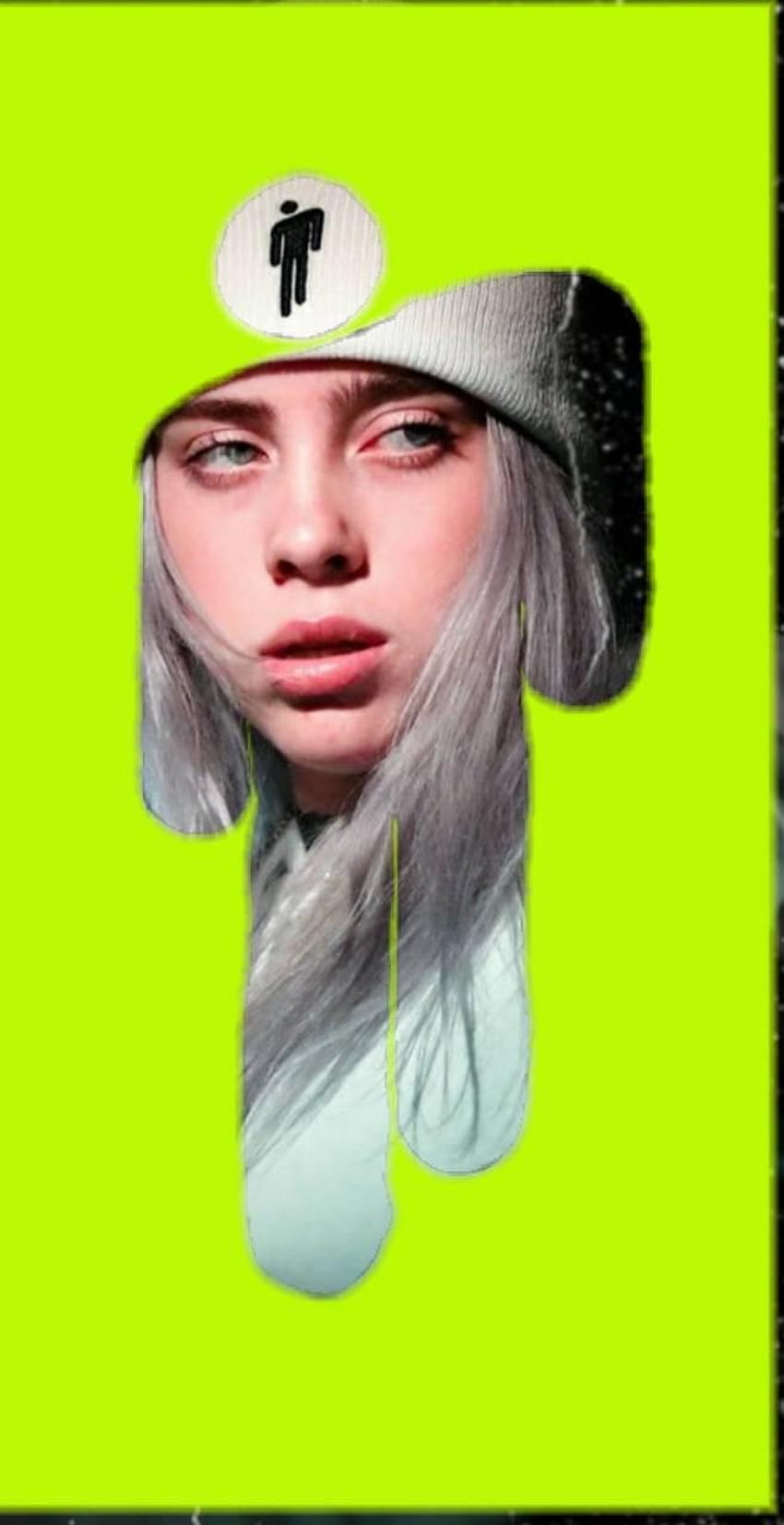 Billie Eilish by Sxmandcxlby_wdw, billie eilish green HD phone ...