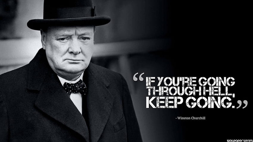 Cytaty motywacyjne Winstona Churchilla 10943 Tapeta HD