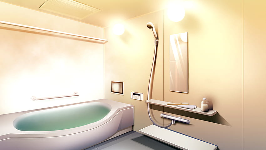 Bathroom Scenery Background Anime Background Anime Scenery Visual  Novel Scenery Visual Novel Background  Anime house House Anime houses