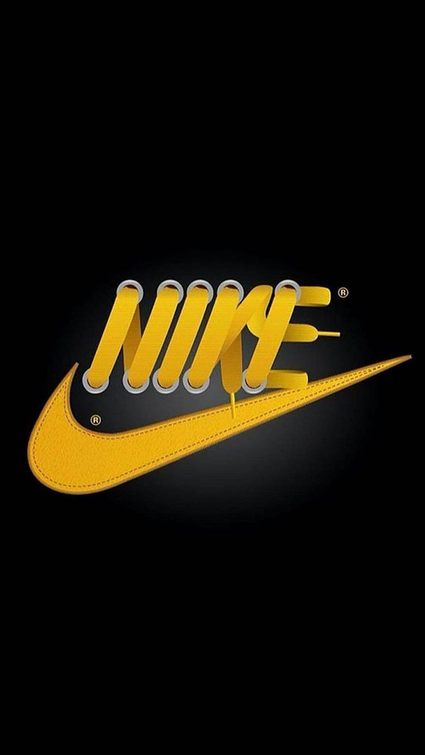 Nike amarelo, sapatos amarelos Papel de parede de celular HD