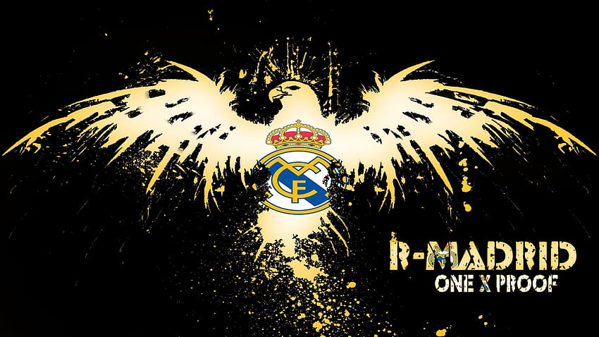Real Madrid vgl. Logo 1 HD-Hintergrundbild