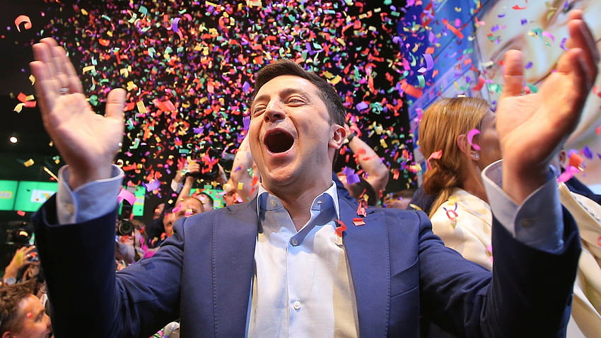 ウクライナの選挙: コメディアンのゼレンスキーが圧勝、クヴァルタル 95 高画質の壁紙