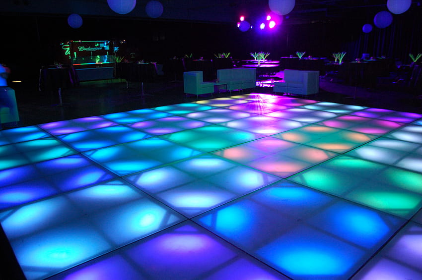 Club-Tanzfläche, Disco-Tanzfläche HD-Hintergrundbild