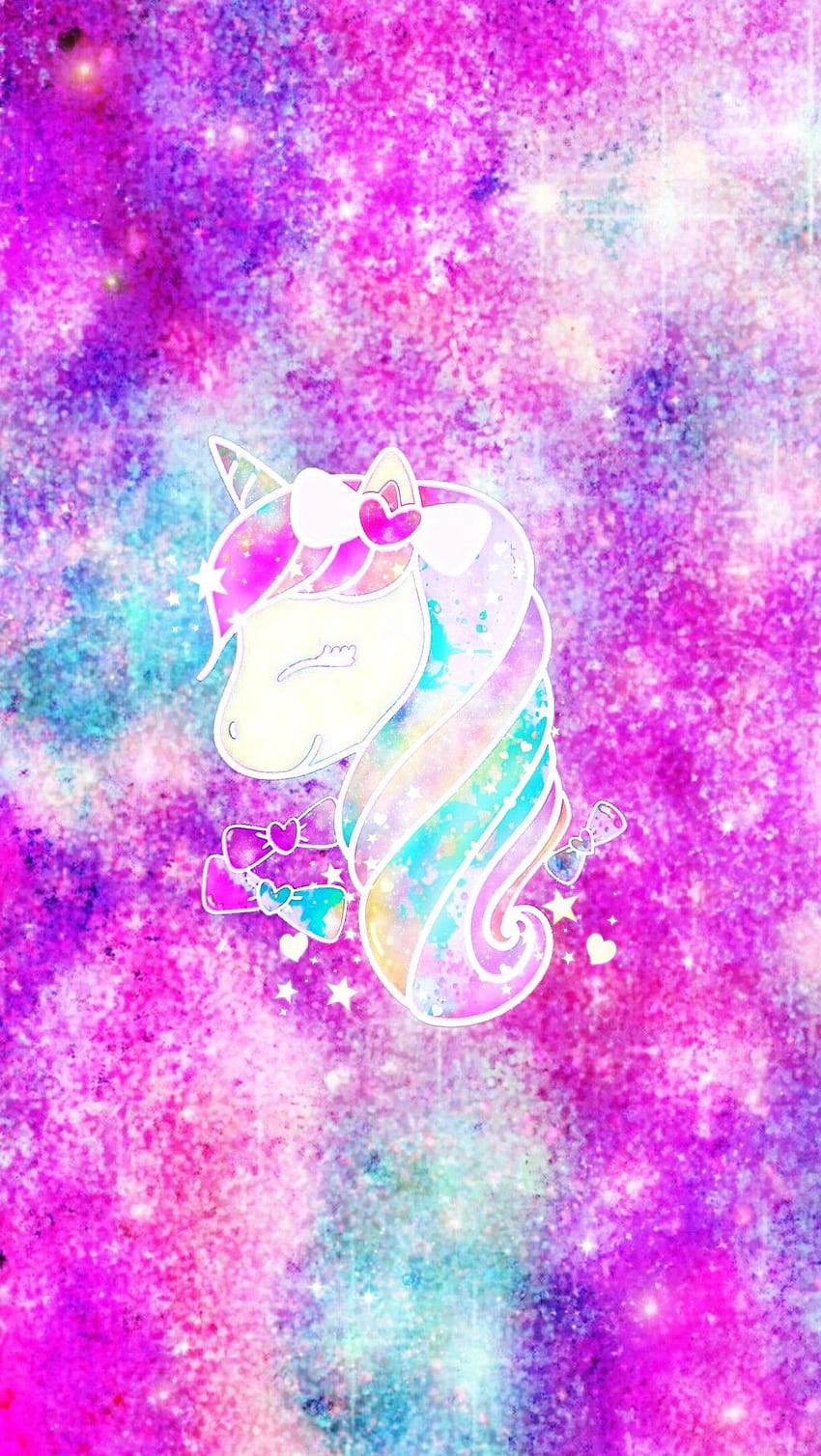 Cute Unicorn Galaxy, sticker by @mpink, backgrounds by me, unicorn galaxy  cute HD phone wallpaper | Pxfuel