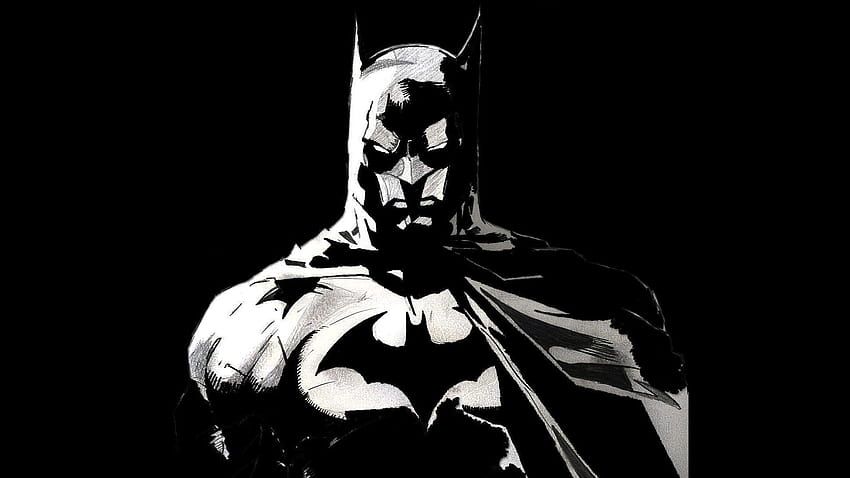 Batman monochrome artwork simple backgrounds black, batman black HD  wallpaper | Pxfuel