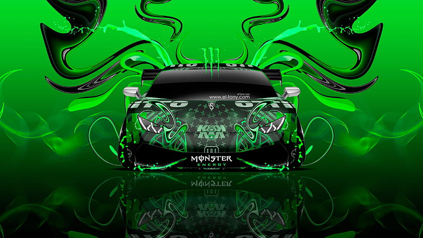 Monster Energy Lamborghini Huracan Drift Car HD wallpaper | Pxfuel
