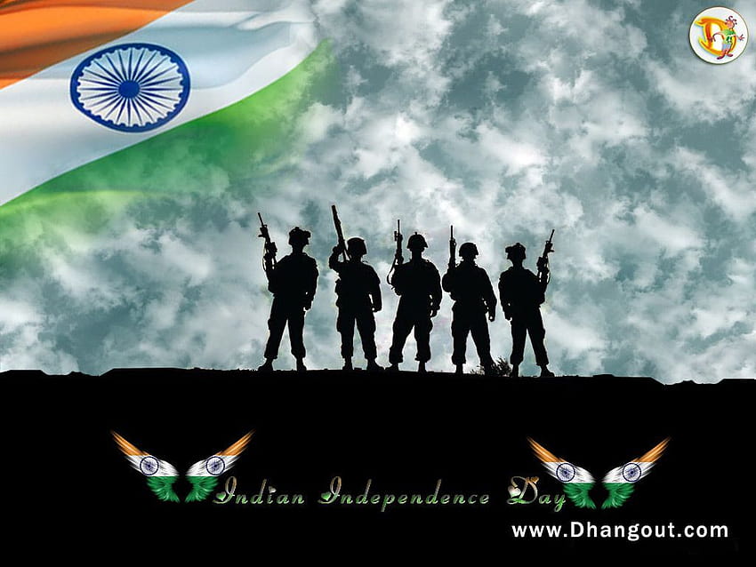 Dia da Independência de Santa Banta, Dia da Independência de Santabanta 7582, s, Im…, bandeira do exército indiano papel de parede HD