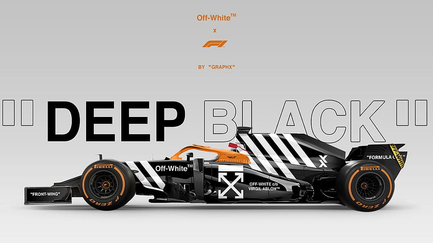 F1 x Off, off white cars HD wallpaper