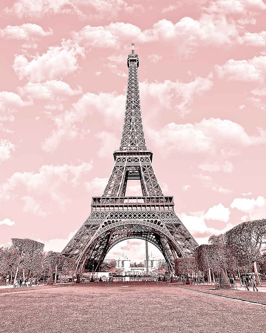 Rose Gold Girly Cute Eiffel Tower list, pink paris HD phone wallpaper |  Pxfuel