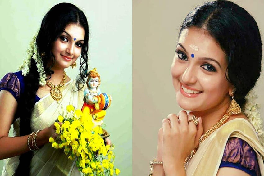 Актрисата от Yaaradi Nee Mohini Saranya Mohan обявява годежа си за д-р Arvind Krishnan, yaradi nee mohini dhanush HD тапет
