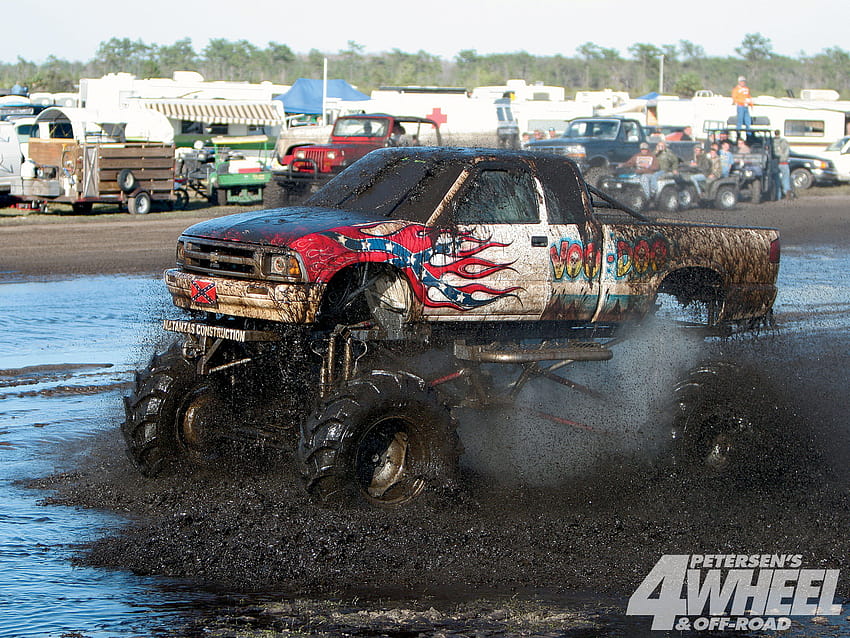 Mud Bogging Offroad Race Racing Monster Truck Race, race truck HD wallpaper