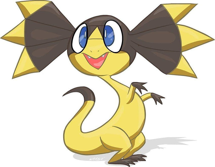 Helioptile/Elikiteru El Pokémon lagarto con volantes de naysu fondo de pantalla