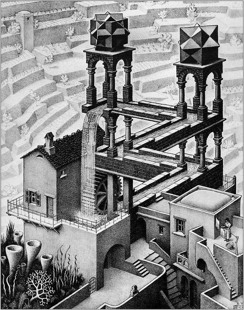 Chris Jones on M.C. Escher, m c escher HD phone wallpaper