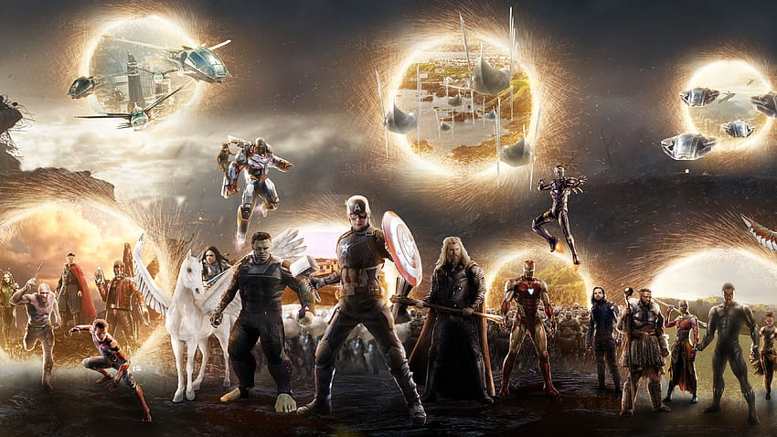 Avengers Endgame Final Battle Scene, avengers endgame thanos HD wallpaper
