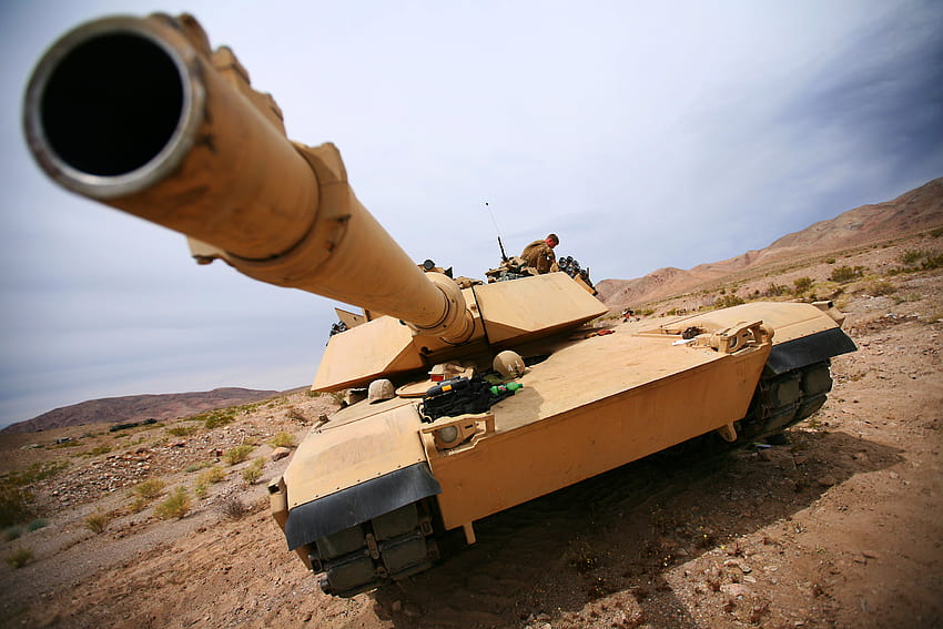 Основен боен танк M1a1 Abrams, танк Abrams HD тапет