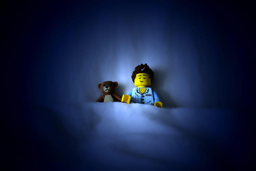 lego sleepyhead, legos HD wallpaper