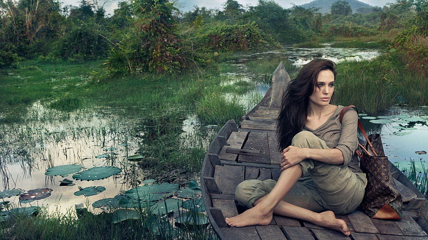 Angelina Jolie Louis Vuitton Camboya 486695 fondo de pantalla