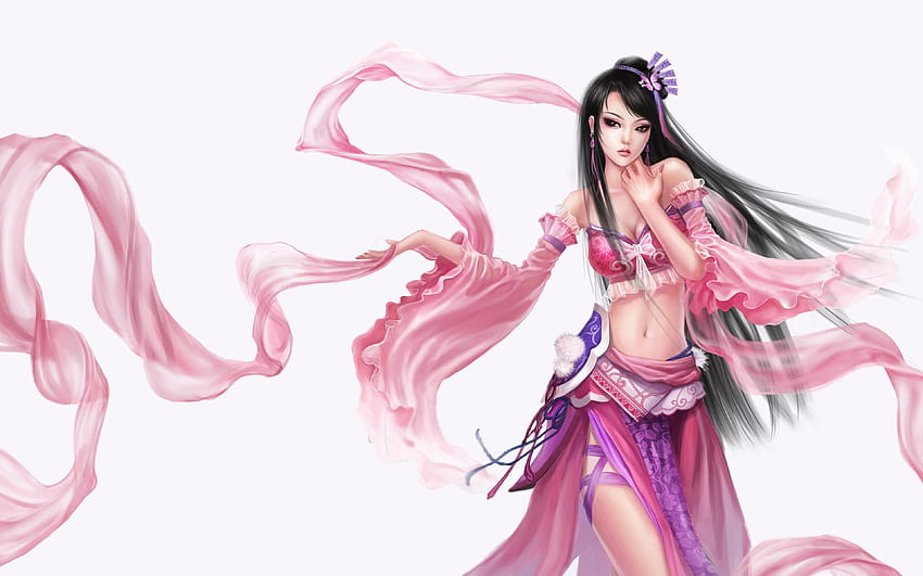 Asian Dancer Oriental Dance Dancing Beautiful Chinese Girl With, beautiful chinese anime girl HD wallpaper