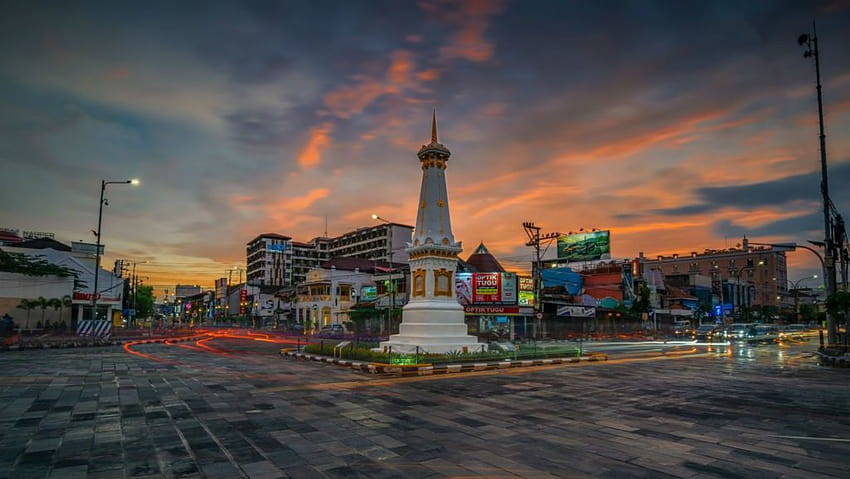 Tugu Pal Putih Pesona Pusat Kota Jogja юли 2021 г., tugu jogja HD тапет