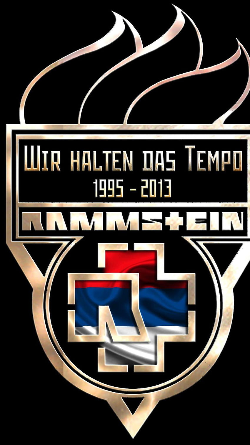 Rammstein-Serbien-Logos, Rammstein-Logo HD-Handy-Hintergrundbild