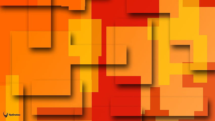 Galería abstracta moderna, abstrak naranja fondo de pantalla