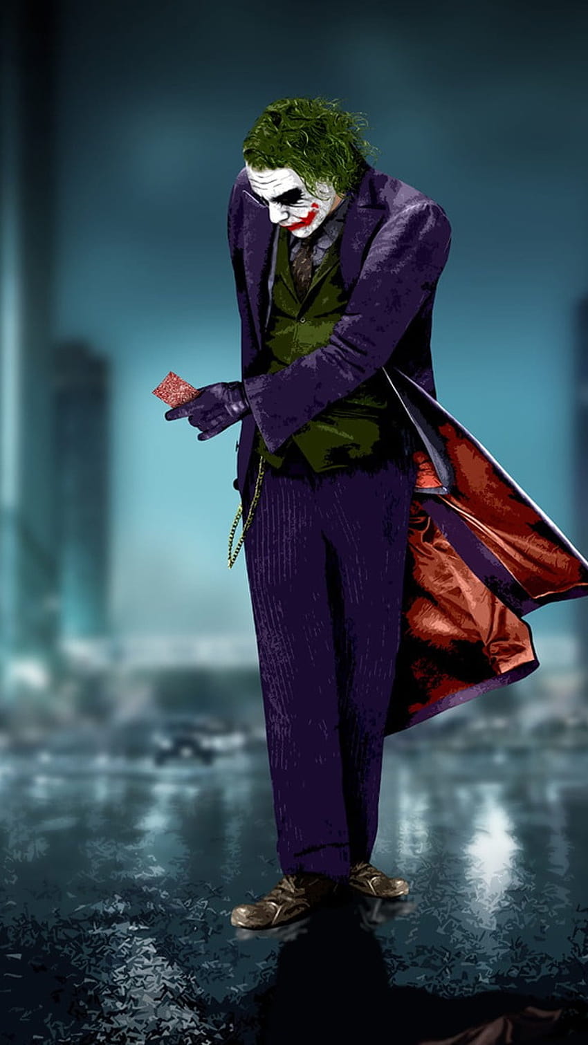 The Joker The Dark Knight Movies Full Length One Person • For You, ghost joker HD phone wallpaper
